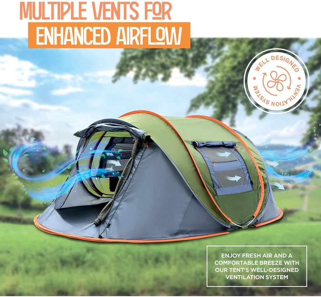 4-Person Easy Pop Up Tent