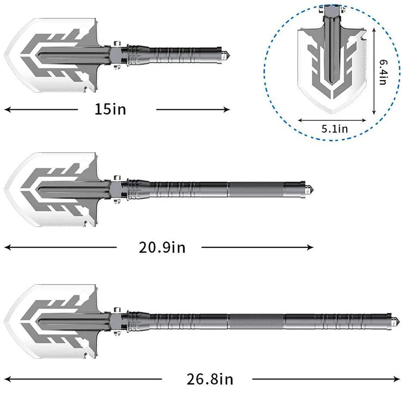 Military-Style Tactical Shovel