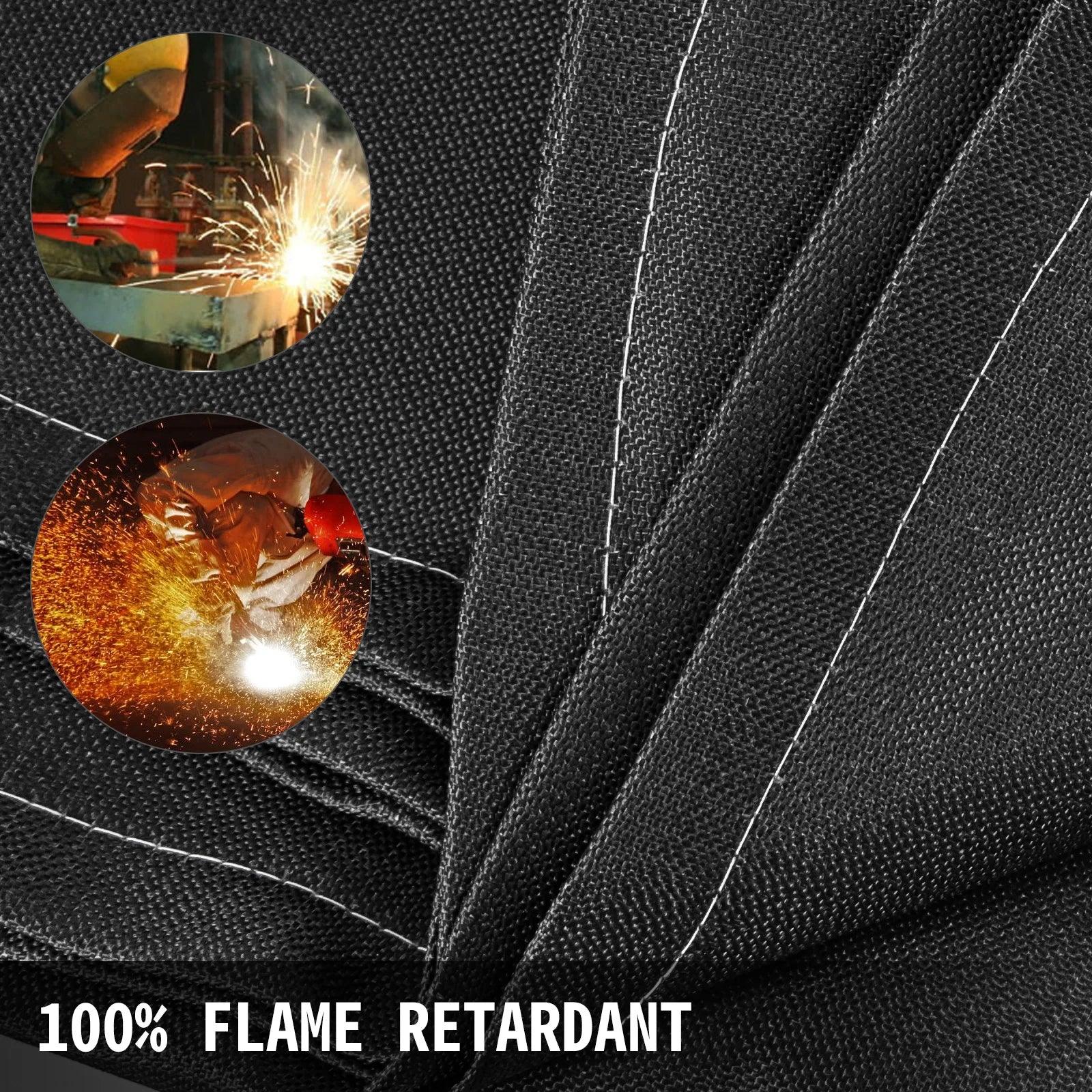 SucceBuy Welding Firesafe Fiberglass Blanket Emergency Survival Flame Retardant Safety Protective Equipment 8x10FT 10x10FT