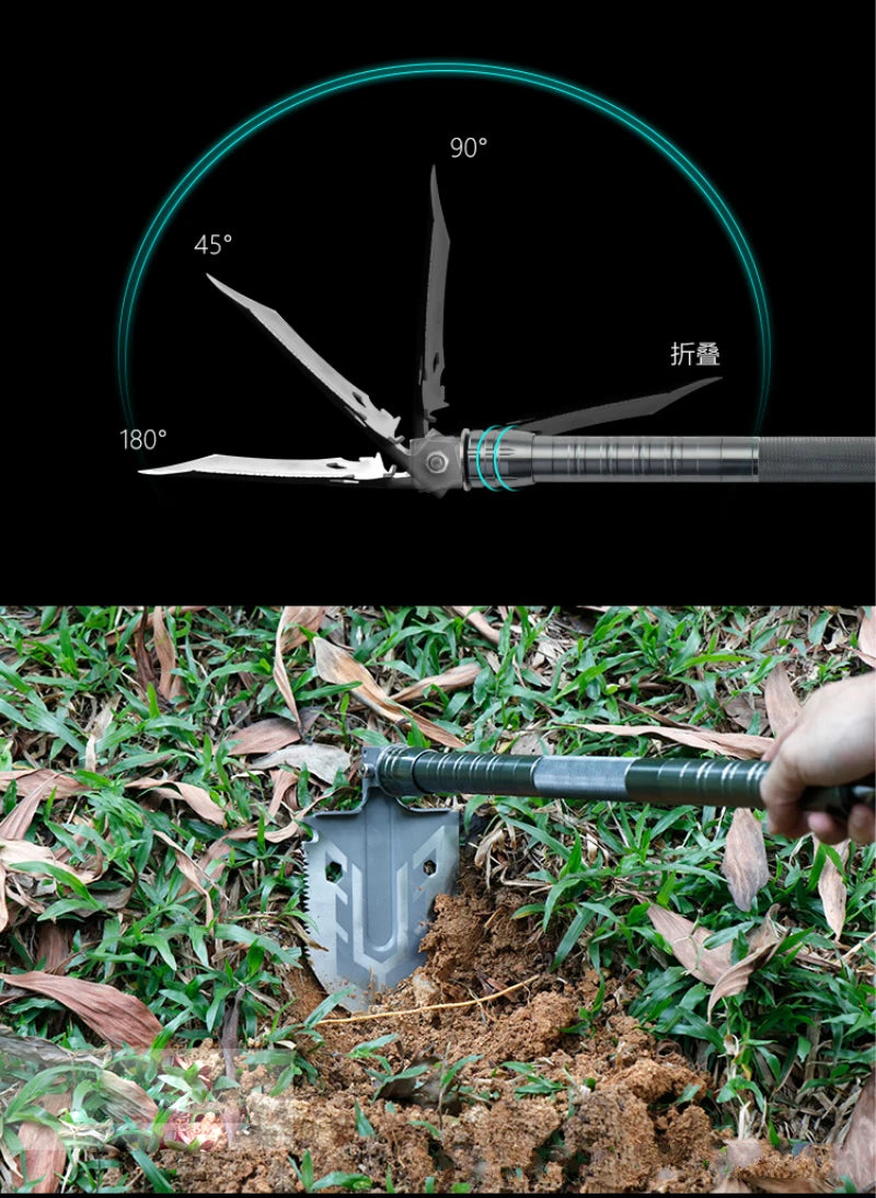 Military-Style Tactical Shovel