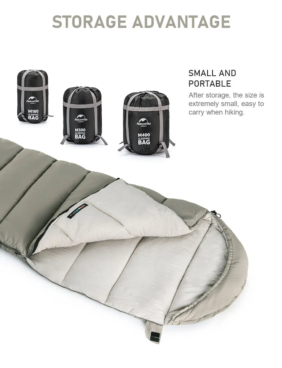 3-in-1 Envelope Sleeping Bag