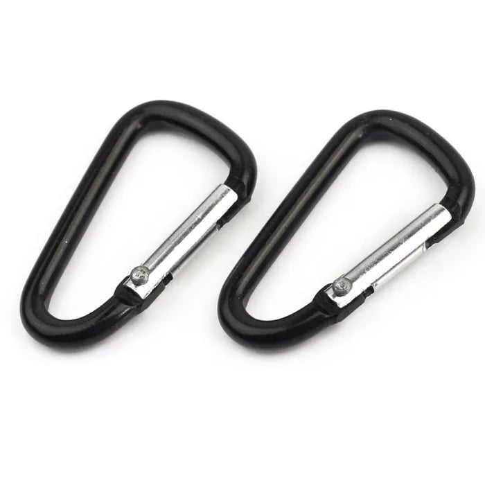 5PCS Outdoor Carabiner D-shaped Bold Metal Travel Kit Camping Aluminum Survival Gear Mountaineering Hooks