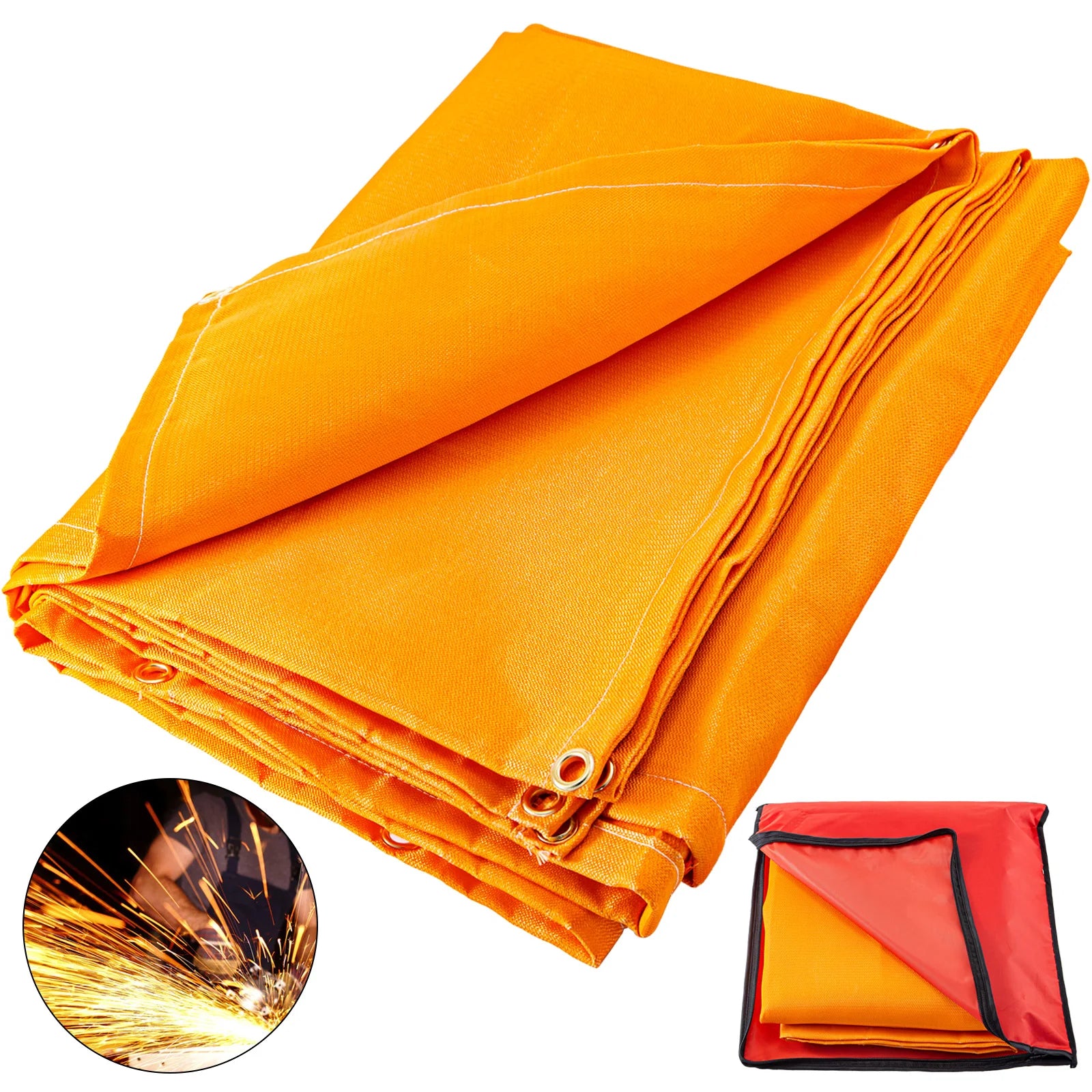 SucceBuy Welding Firesafe Fiberglass Blanket Emergency Survival Flame Retardant Safety Protective Equipment 8x10FT 10x10FT