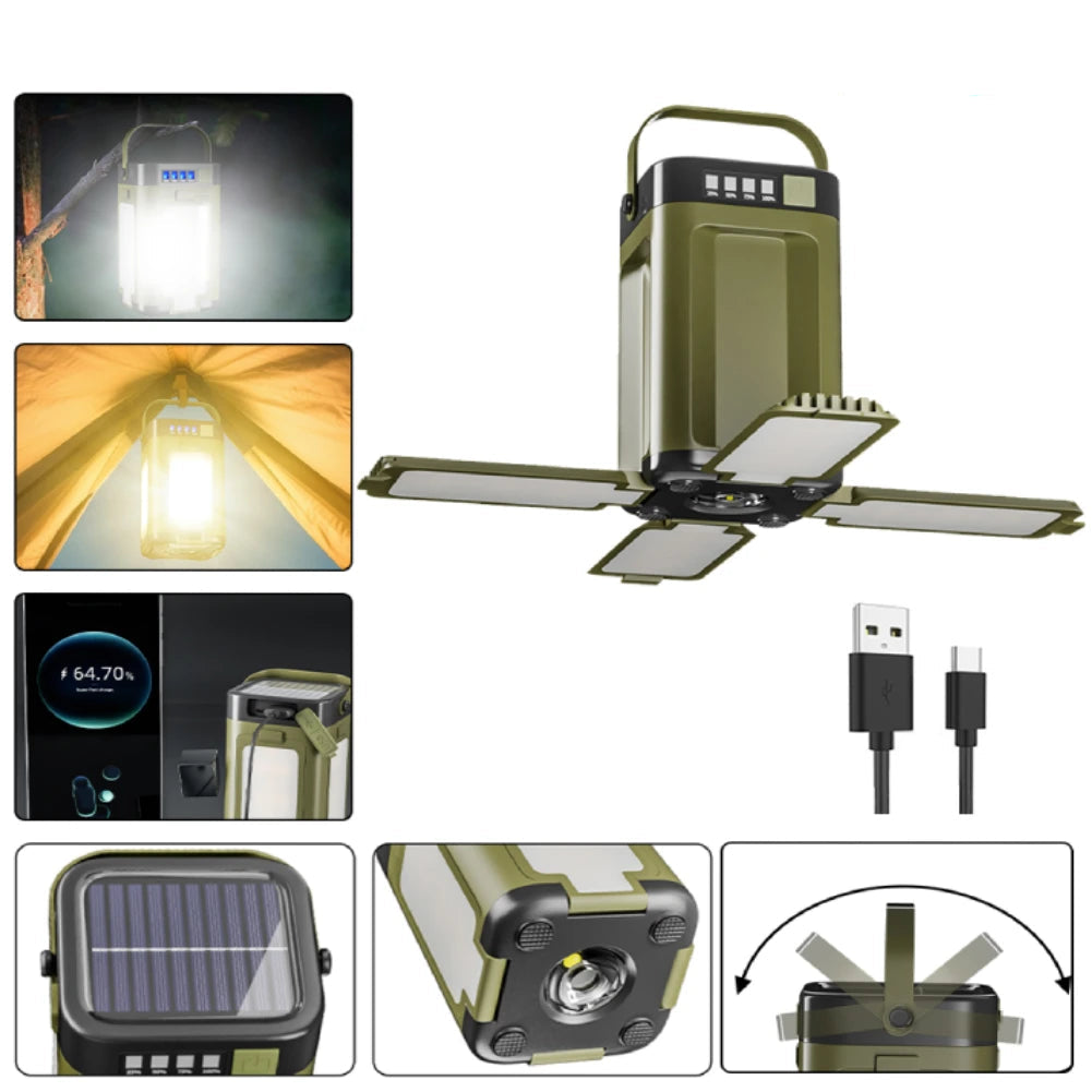Solar Camping Lantern & Power Bank