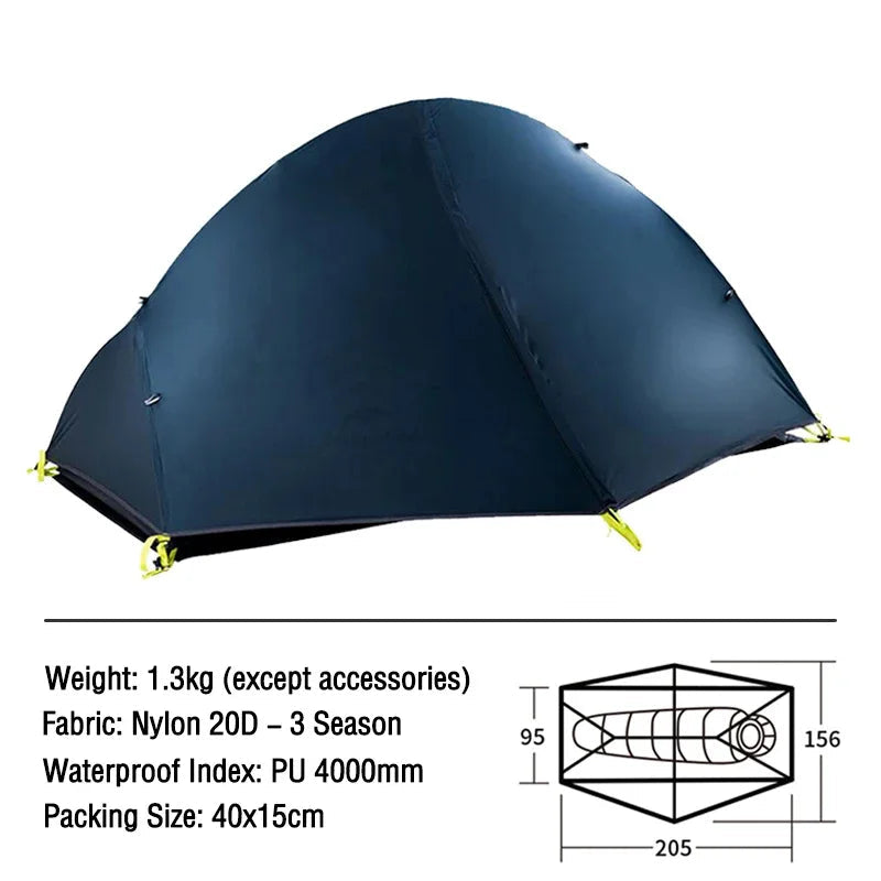 Ultralight Backpacking Tent for 1-2 Persons