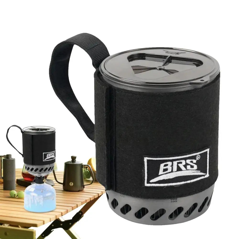 Rapid-Boil Camping Stove with Heat Exchanger