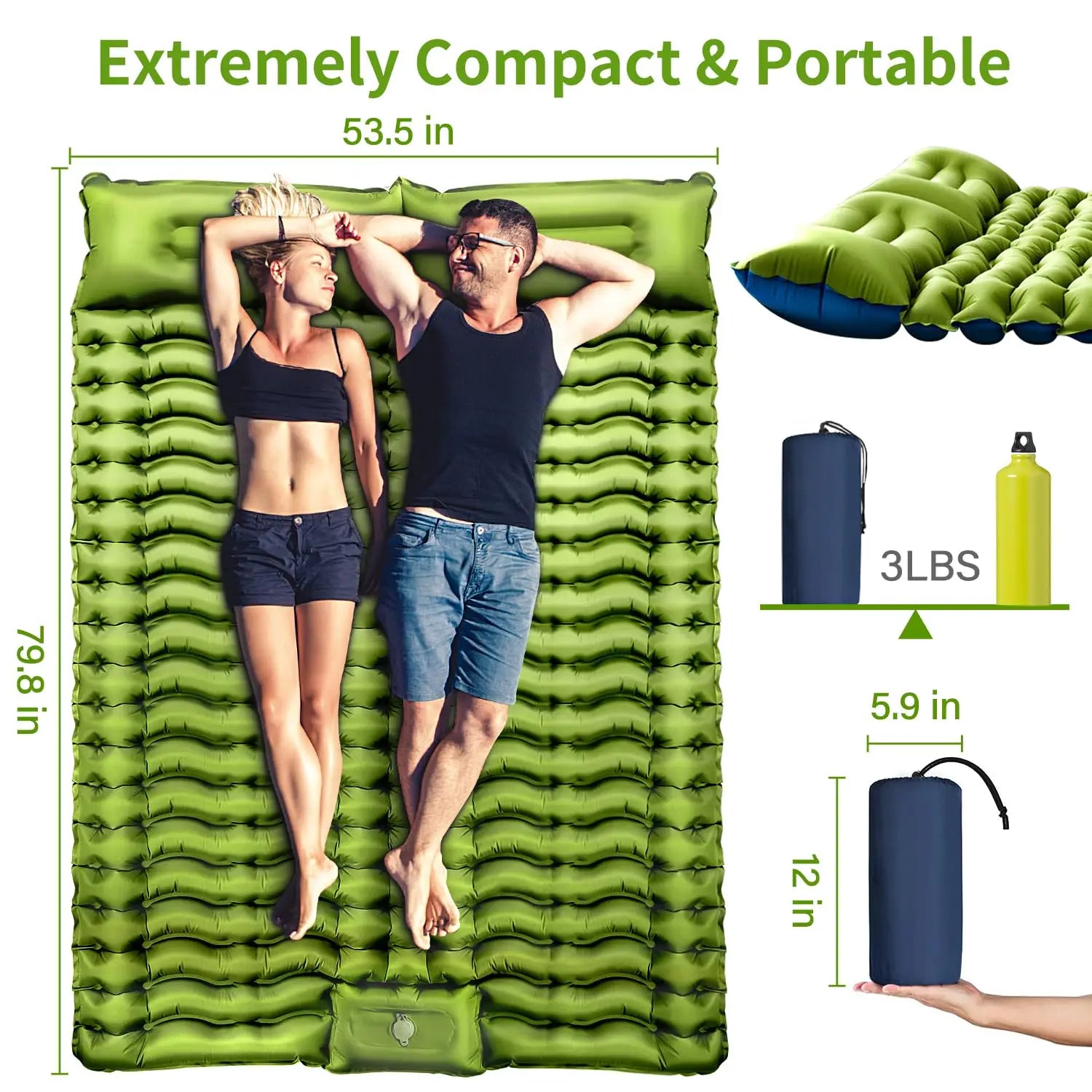 Double Sleeping Pad for 2