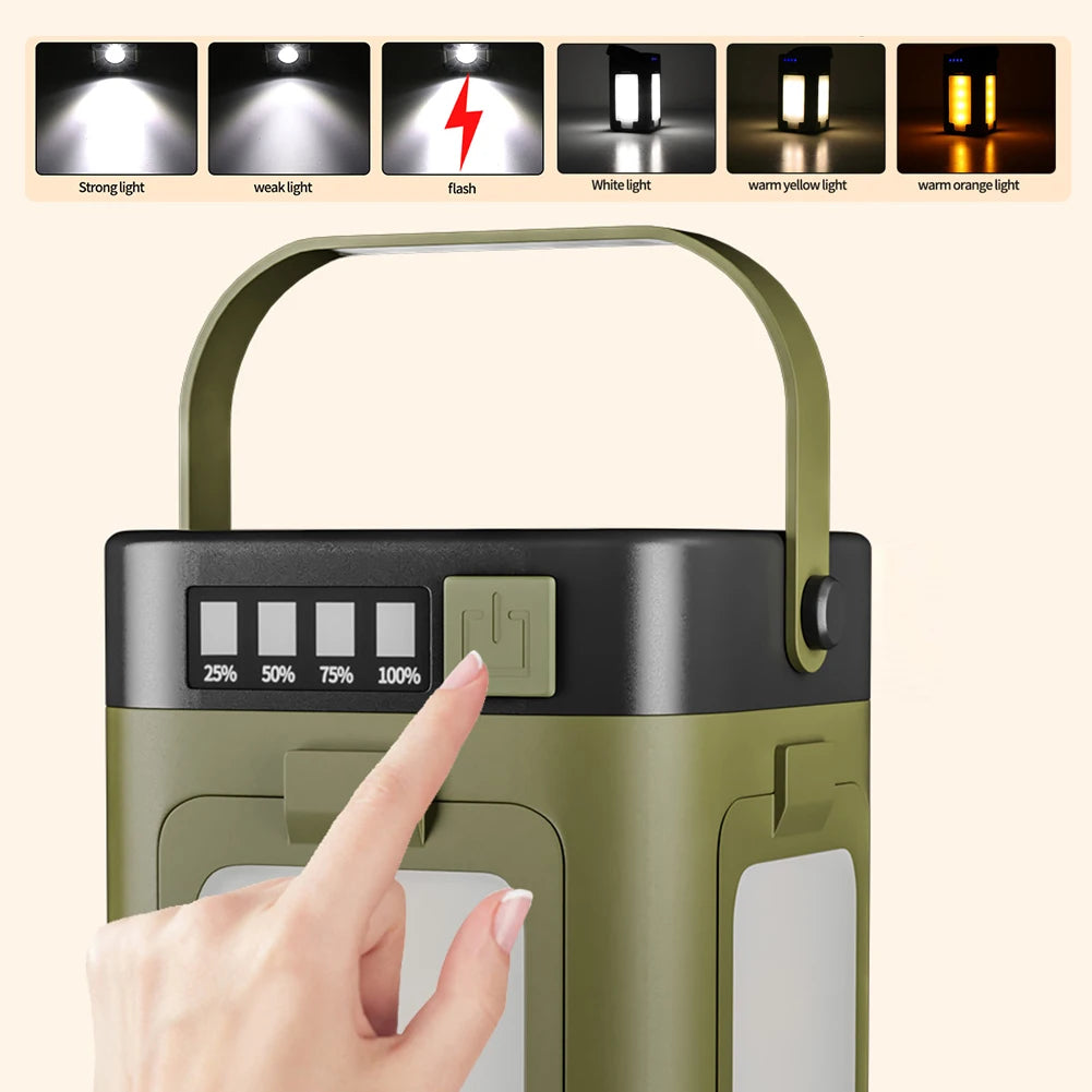 Solar Camping Lantern & Power Bank