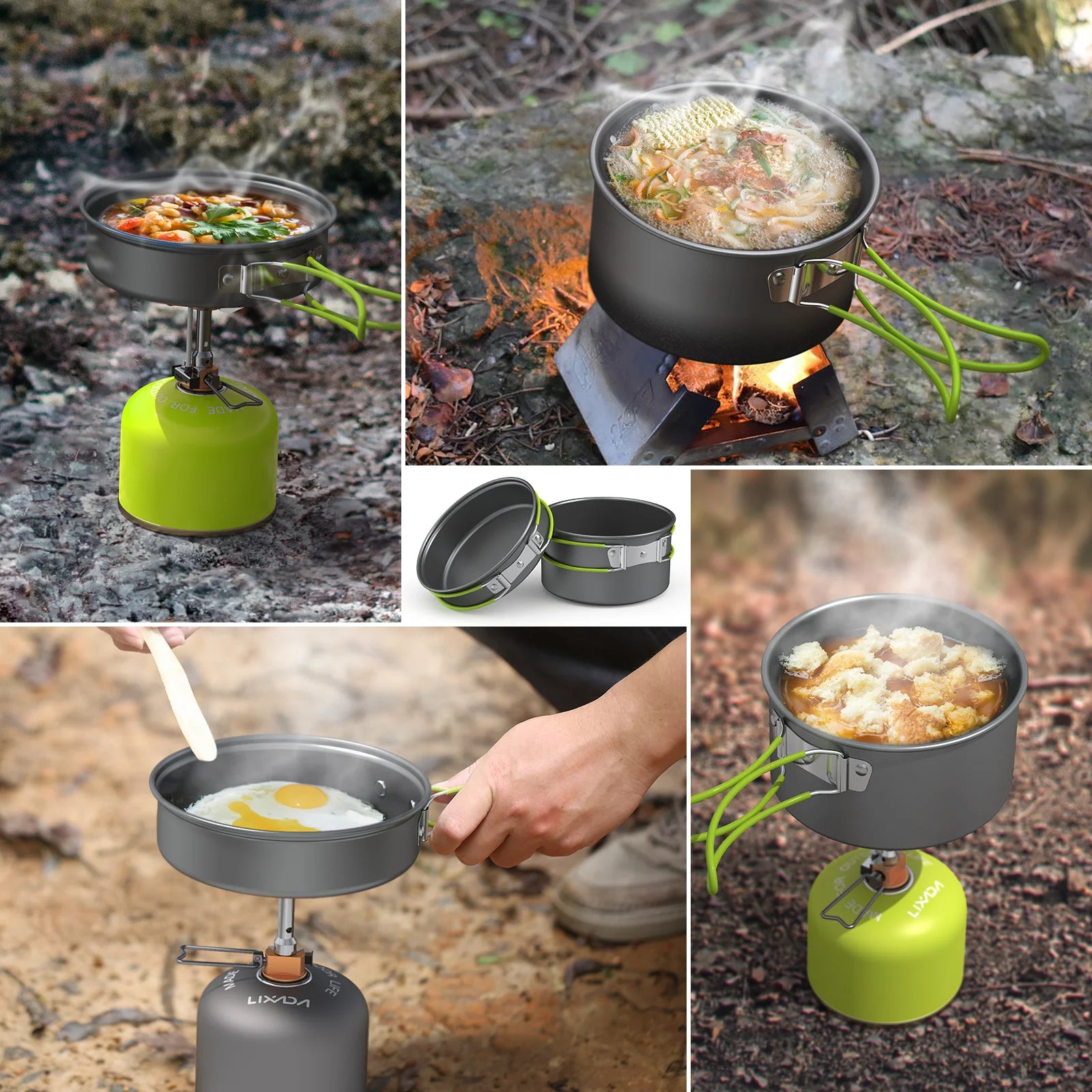 10-Piece Camping Cook & Eat Set