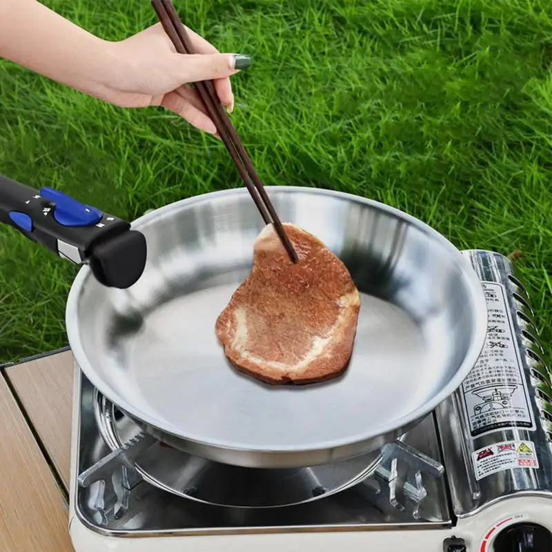 Portable Camping Pan with Removable Handle
