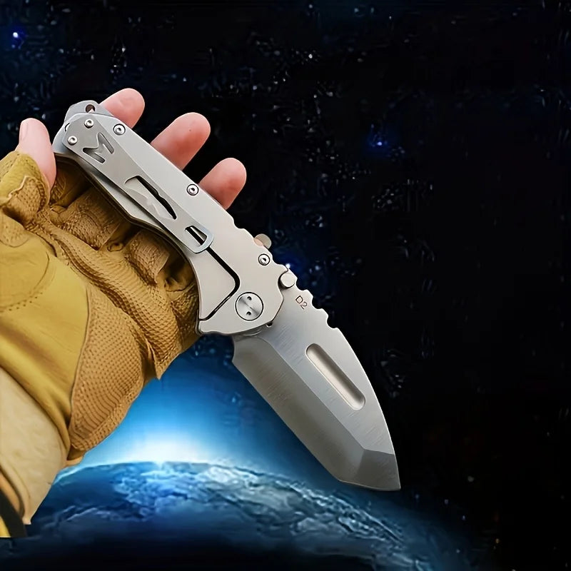 Tactical Folding Knife, D2 Steel Blade