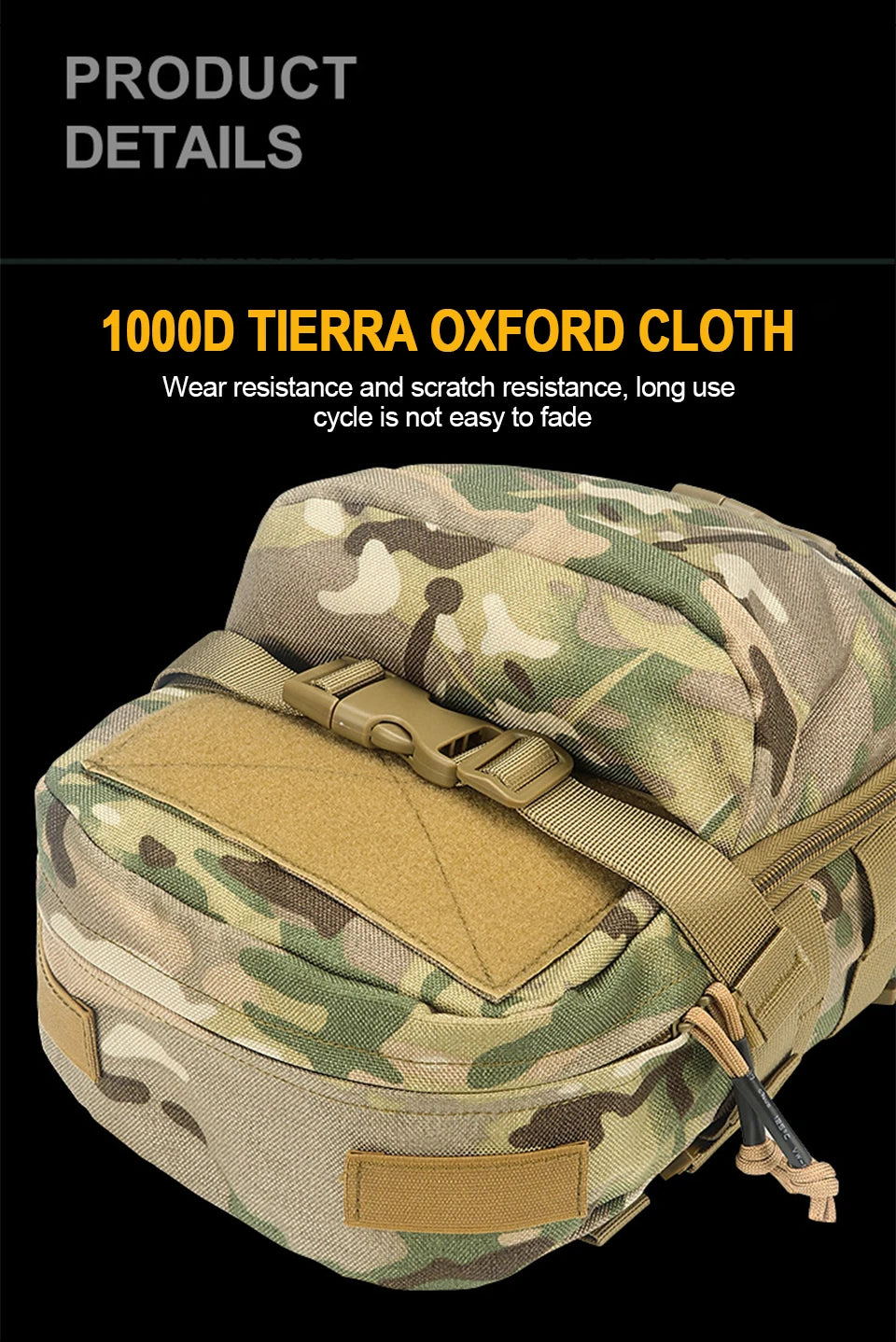 Mini Hydration Bag Outdoor Tactical Backpack Water Bladder Carrier Zipper Pouch Outdoor Hunting Bag 1000D Nylon Outdoor Sports