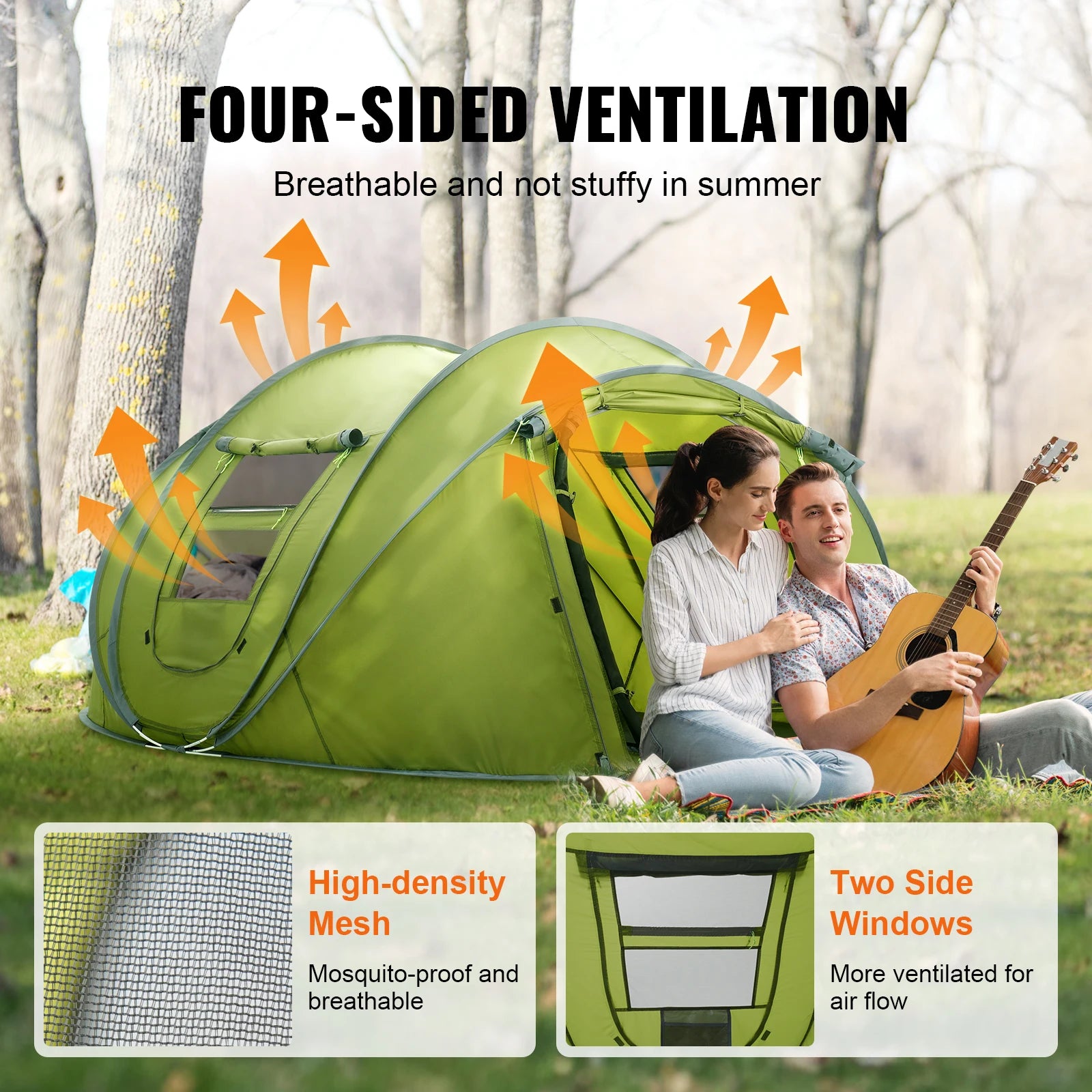Instant Pop-Up Tent for 3-4 People