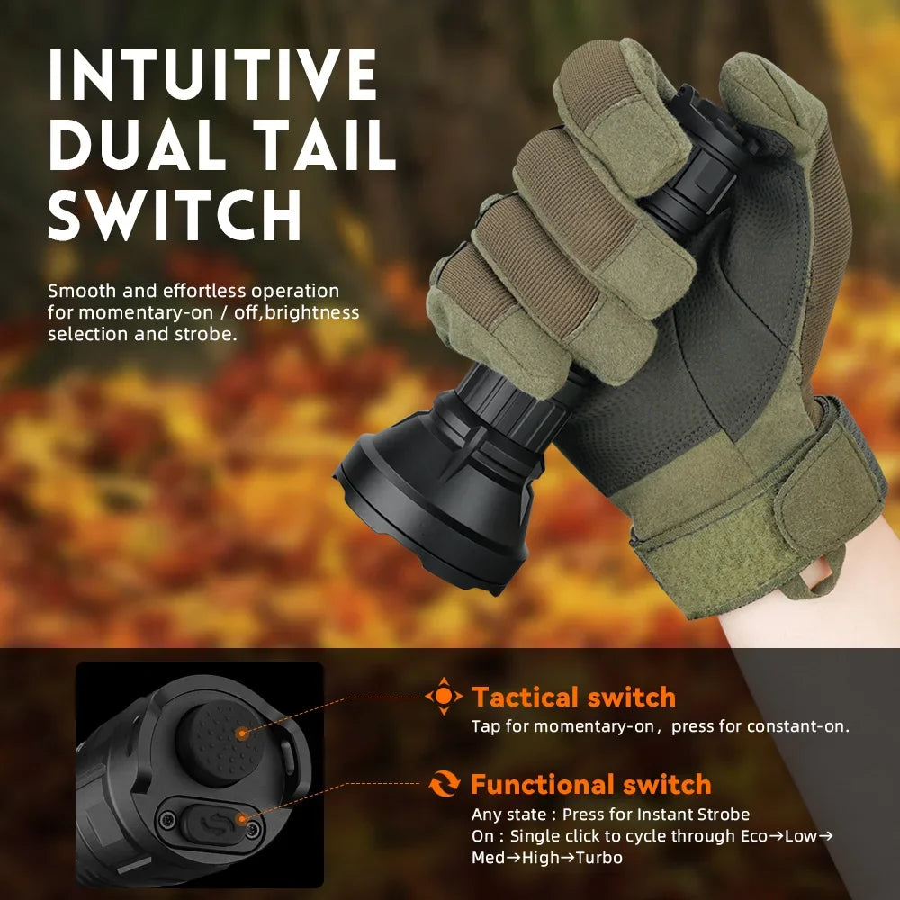 Extreme Long-Range Tactical Flashlight