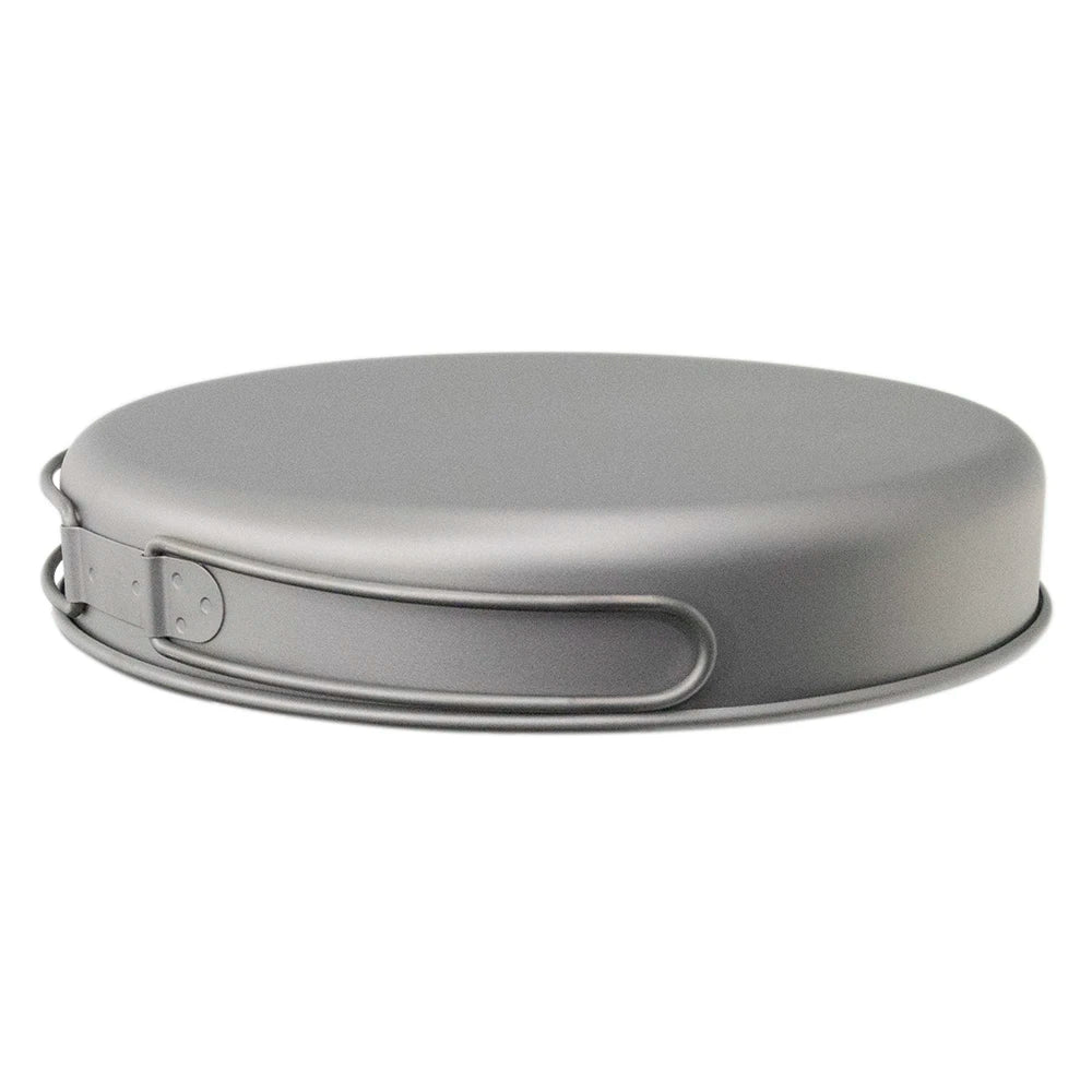 Pure Titanium Ultralight Camping Frying Pan