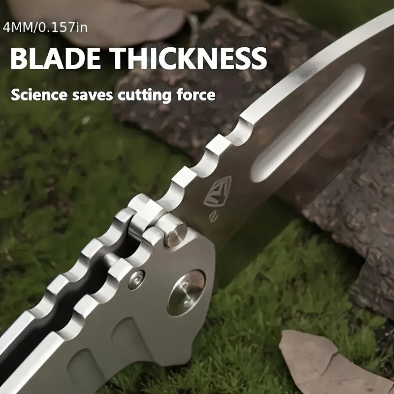 Tactical Folding Knife, D2 Steel Blade