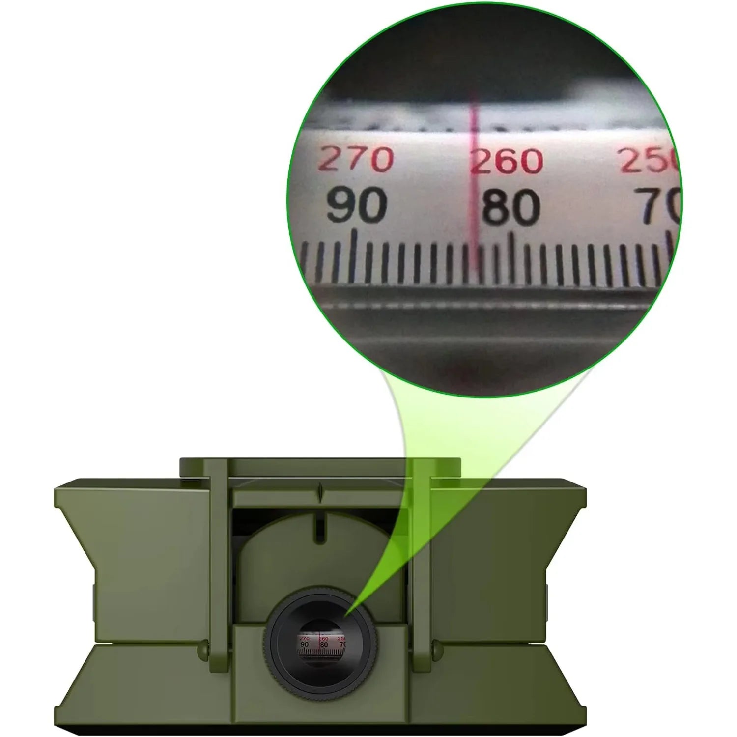 Professional Military-Grade Lensatic Compass