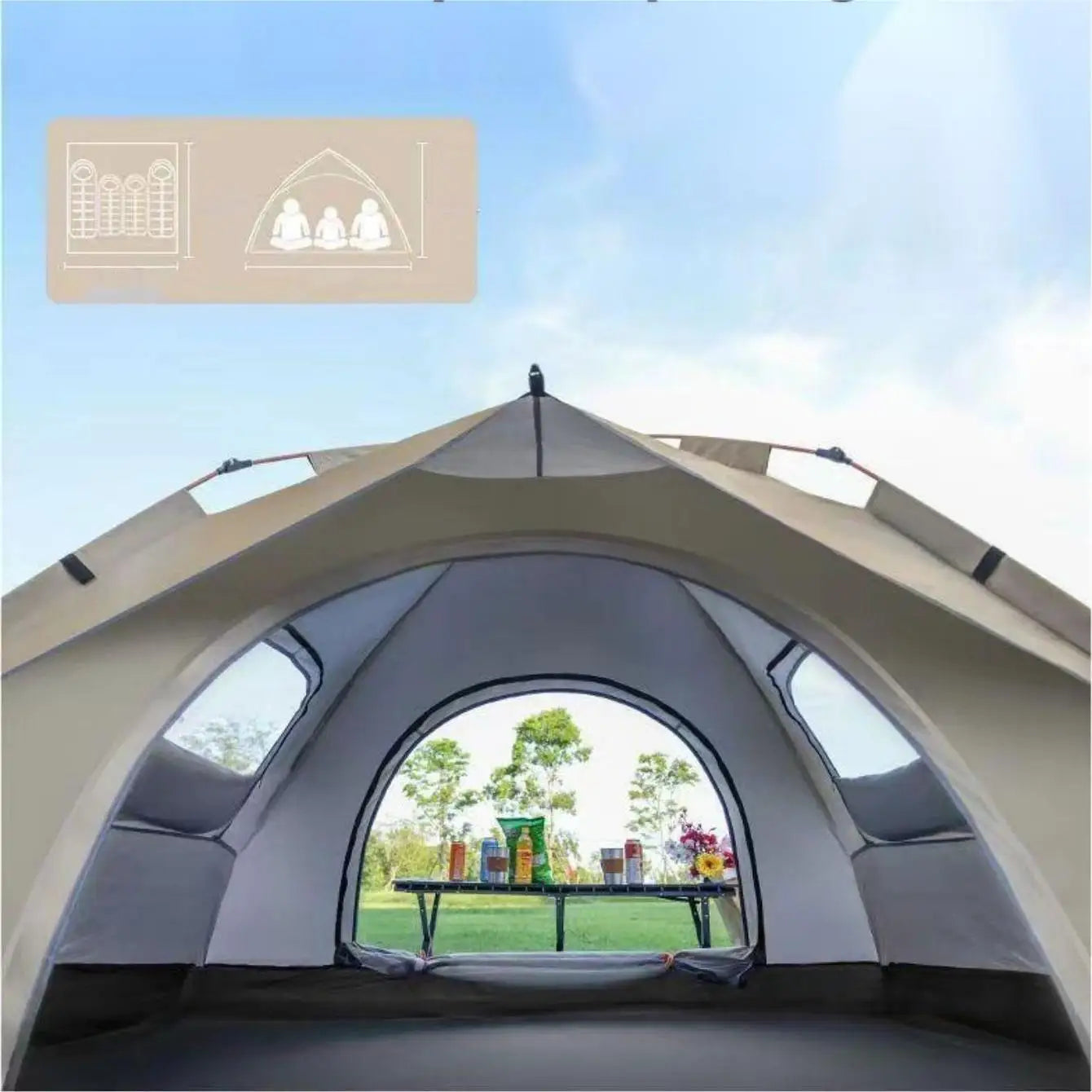 Automatic Hydraulic Pop-Up Tent