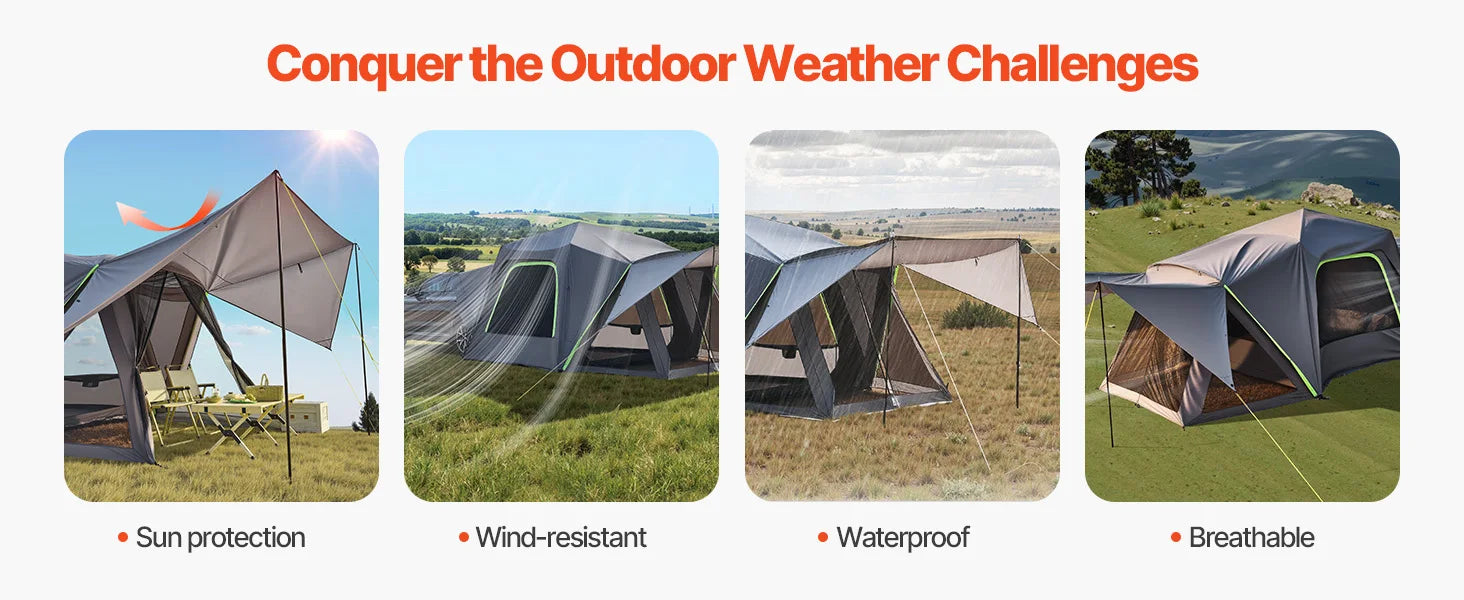 5-8 Person SUV Tent with Awning