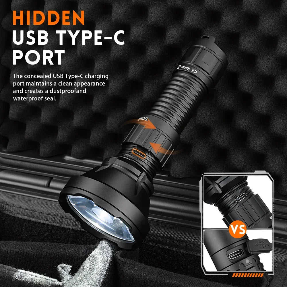 Extreme Long-Range Tactical Flashlight