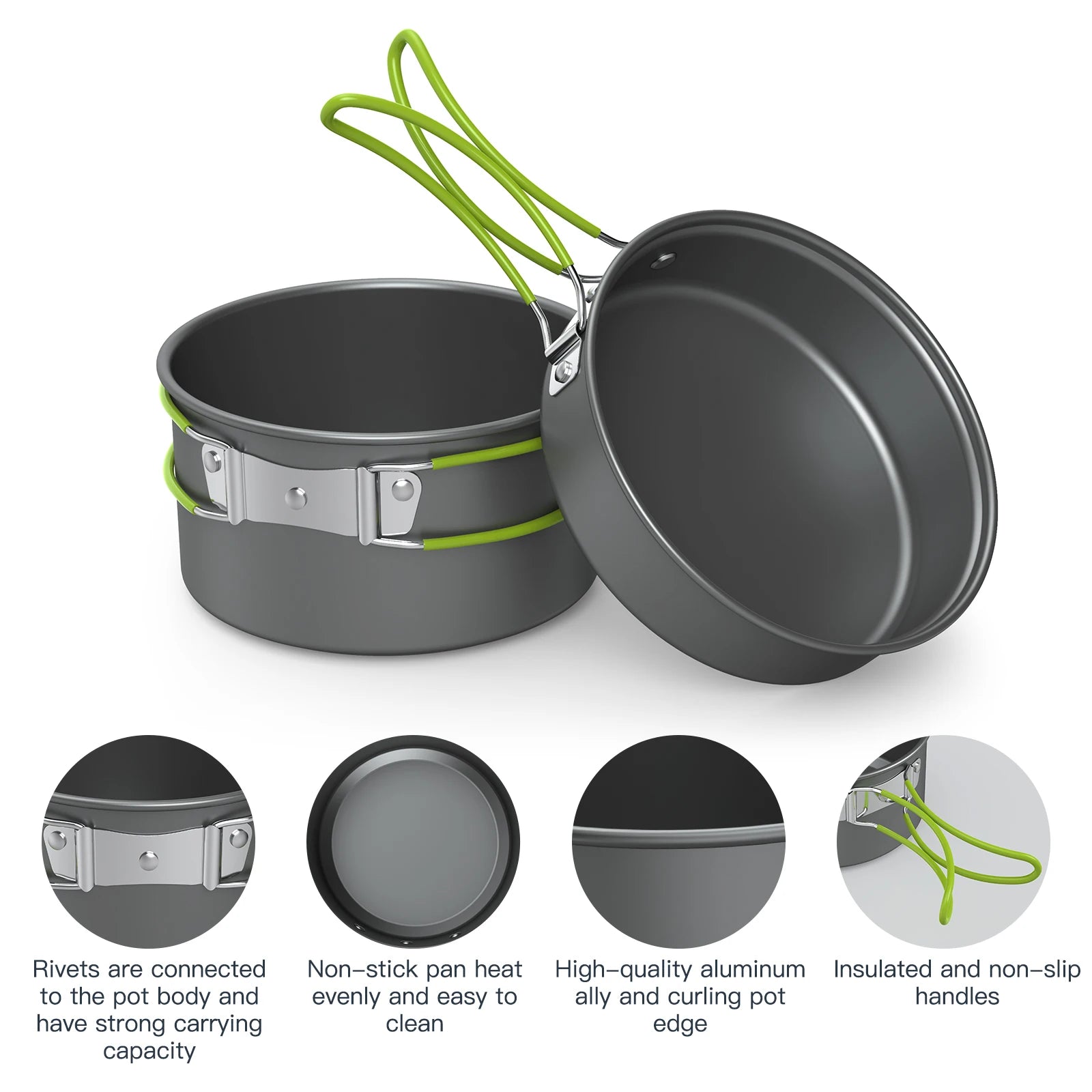 10-Piece Camping Cook & Eat Set