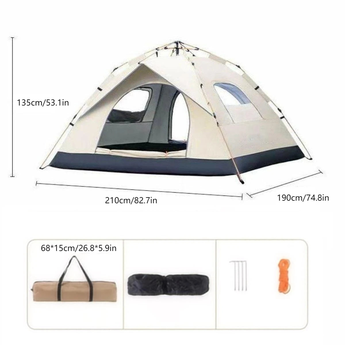 Automatic Hydraulic Pop-Up Tent