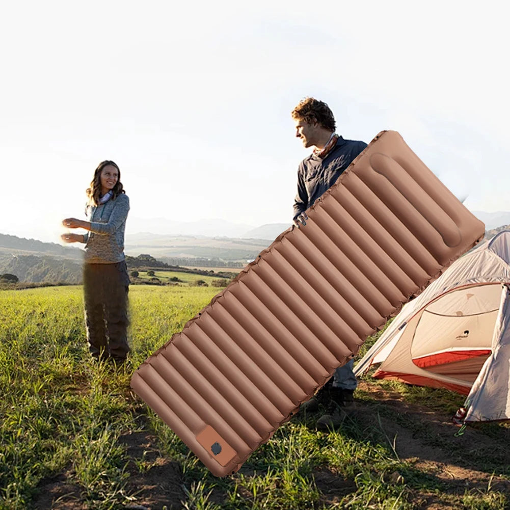 Ultralight Camping Mat with Built-in Pump & Pillow