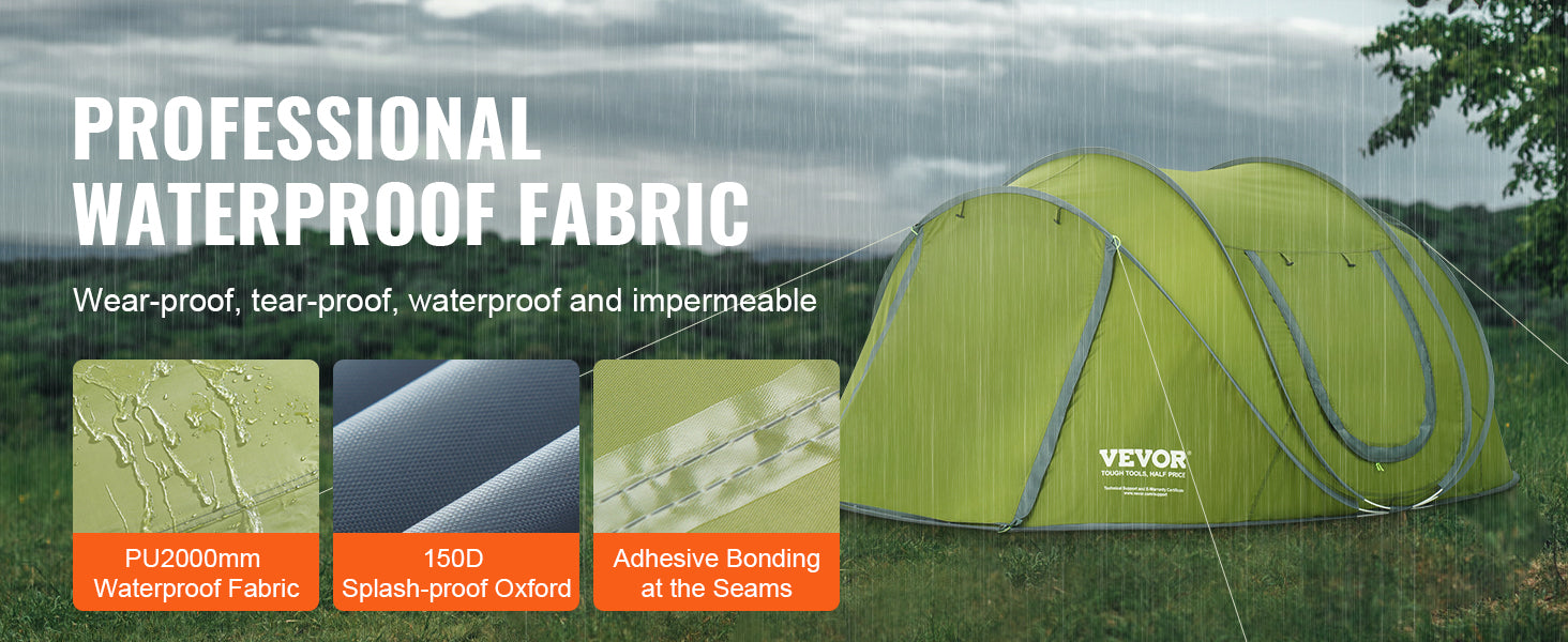 Instant Pop-Up Tent for 3-4 People