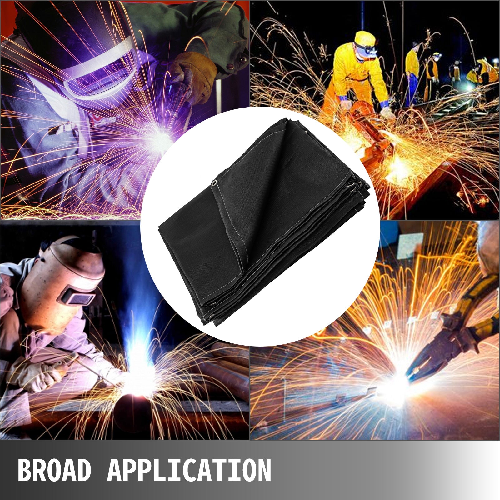 SucceBuy Welding Firesafe Fiberglass Blanket Emergency Survival Flame Retardant Safety Protective Equipment 8x10FT 10x10FT
